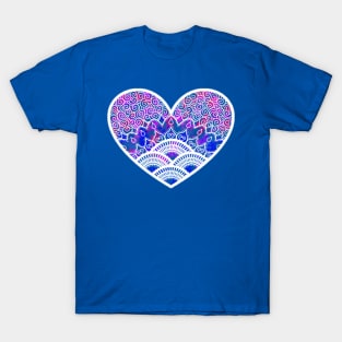 Illustrated heart white T-Shirt